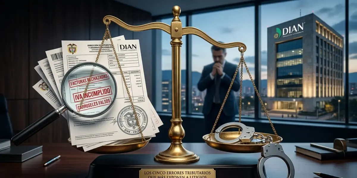 Lee más sobre el artículo Los cinco errores tributarios que exponen a empresas colombianas a litigios con la Dian