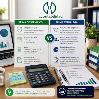 Lee más sobre el artículo Prima de servicios y prima extralegal: diferencias y riesgos